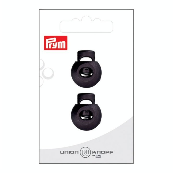 Stop Cordon 20 mm Noir 2pcs - Prym - Rougier et Plé