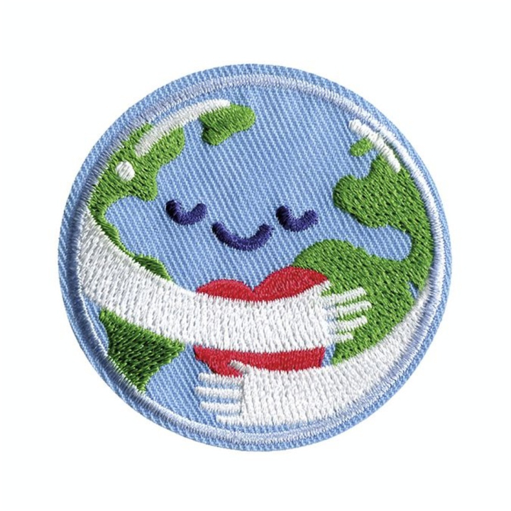 Écusson Thermocollant Recyclé Globe enlacé - Prym - Rougier et Plé