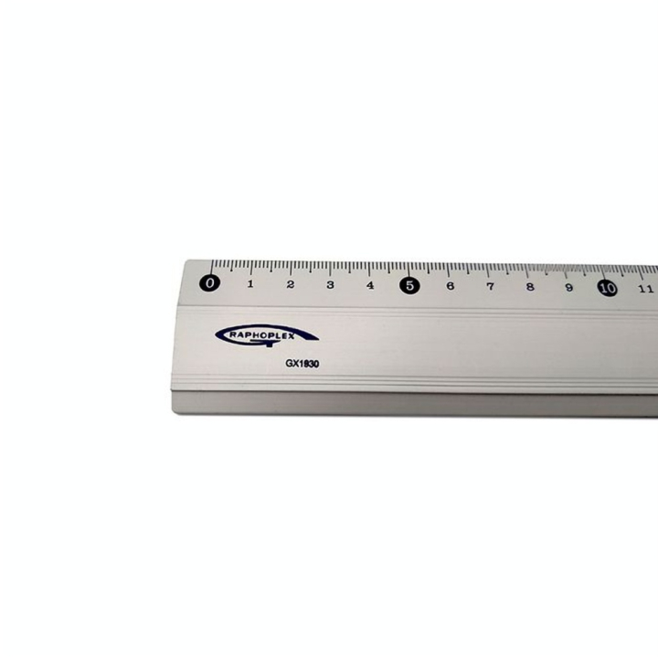 Règle aluminium Antiglisse 30 cm - Graphoplex - Rougier et Plé