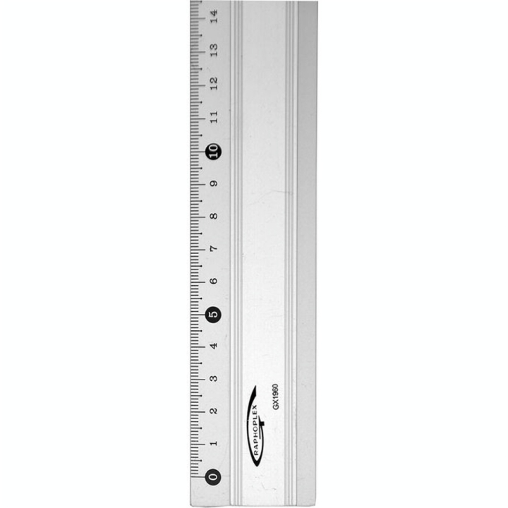 Règle aluminium Antiglisse 60 cm - Graphoplex - Rougier et Plé
