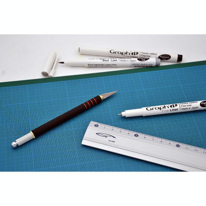 Règle aluminium Antiglisse 60 cm - Graphoplex - Rougier et Plé