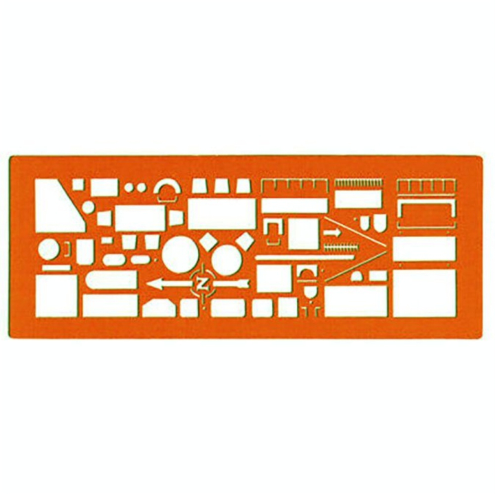 Normographe Architectographe ech 1/100 - Minerva - Rougier et Plé