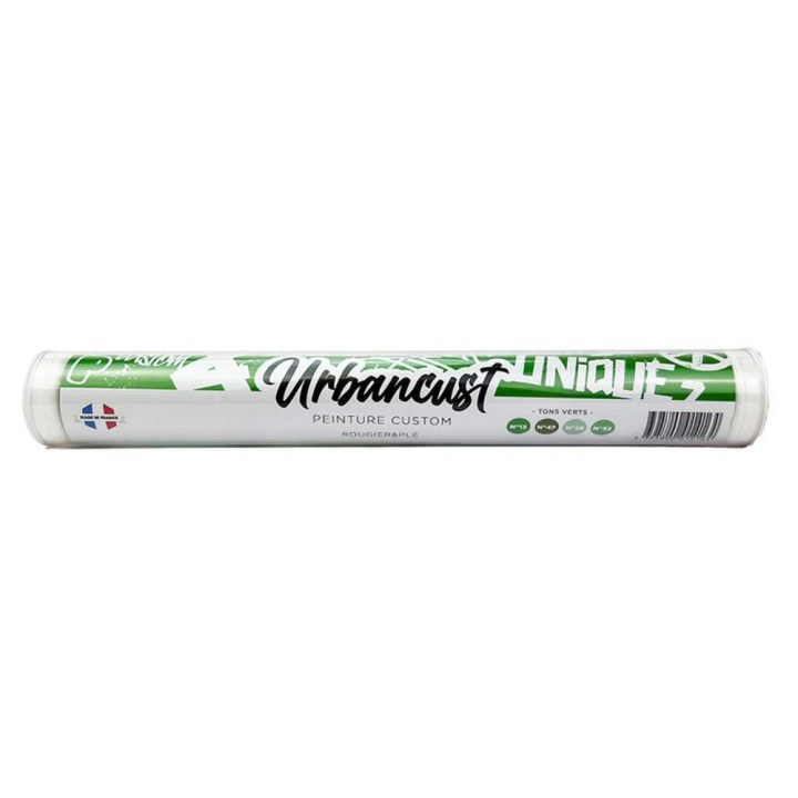 Peinture Custom Cuir Kit 4 Flacons 10 ml Tons Verts - Urbancust - Rougier et Plé