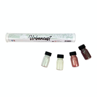 Peinture Custom Cuir Kit 4 Flacons 10 ml Effets - Urbancust - Rougier et Plé