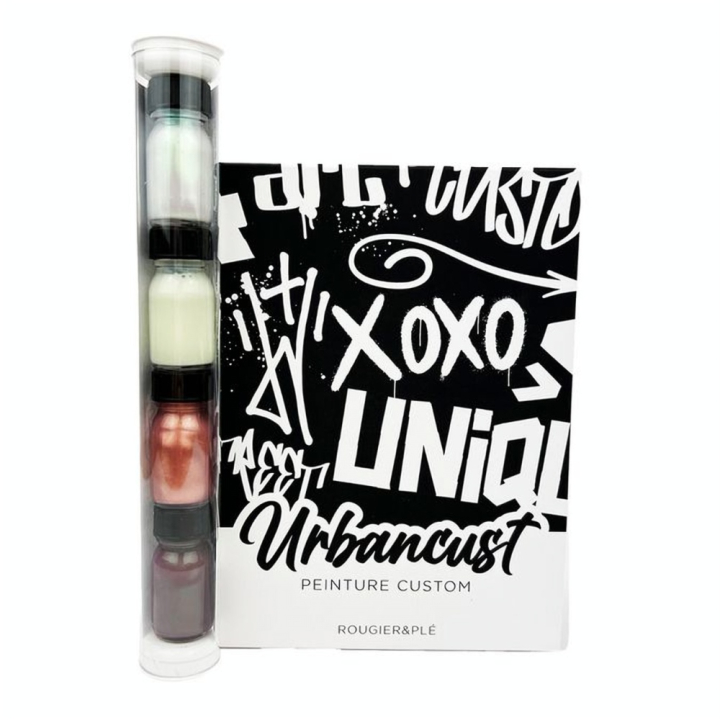 Peinture Custom Cuir Kit 4 Flacons 10 ml Effets - Urbancust - Rougier et Plé