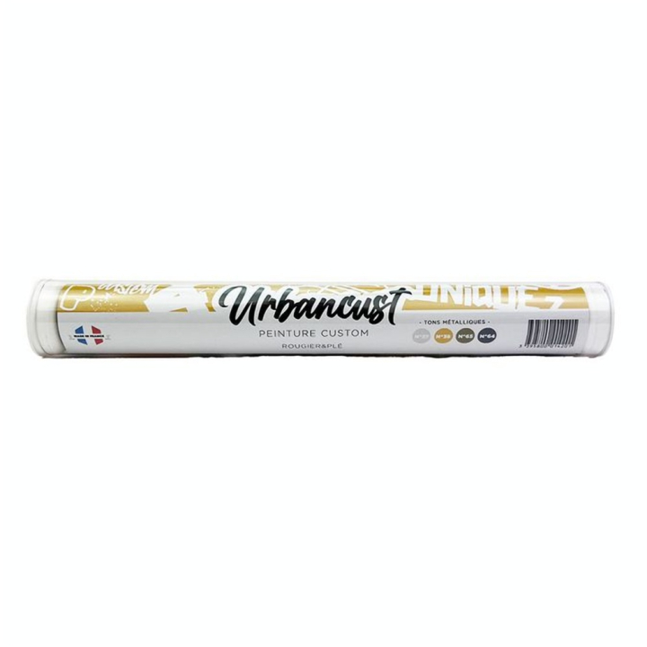 Peinture Custom Cuir Kit 4 Flacons 10 ml Tons Métalliques - Urbancust - Rougier et Plé