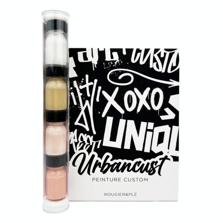 Peinture Custom Cuir Kit 4 Flacons 10 ml Tons Peau - Urbancust - Rougier et Plé