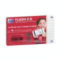 Fiche Bristol Flash 2.0 32 pcs 7.5 x 12.5 cm Blanc - Oxford - Rougier et Plé