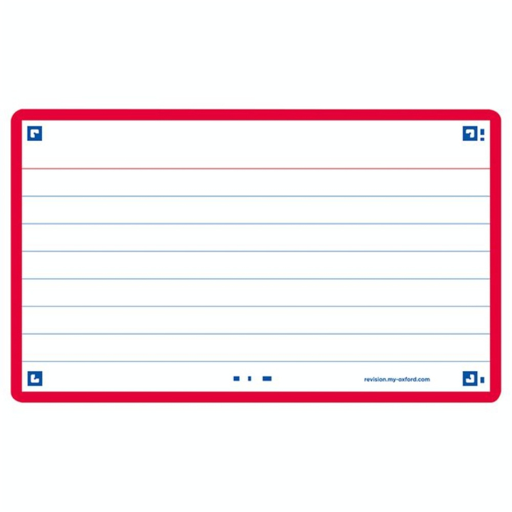 Fiche Bristol Flash 2.0 32 pcs  7.5 x 12.5 cm 1 Couleur - Oxford - Rougier et Plé