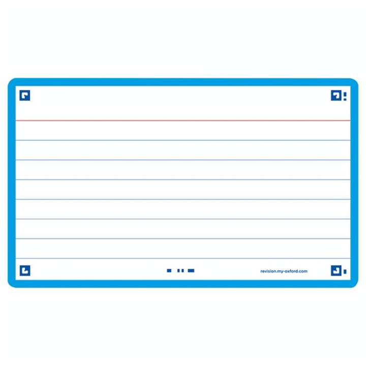Fiche Bristol Flash 2.0 32 pcs  7.5 x 12.5 cm 1 Couleur - Oxford - Rougier et Plé