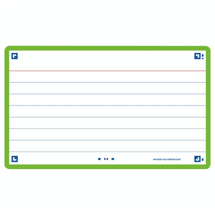 Fiche Bristol Flash 2.0 32 pcs  7.5 x 12.5 cm 1 Couleur - Oxford - Rougier et Plé