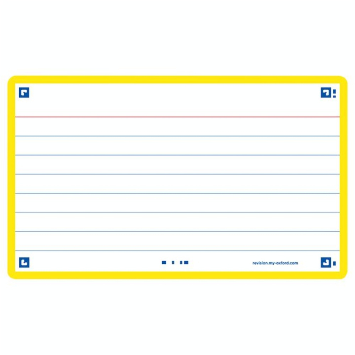 Fiche Bristol Flash 2.0 32 pcs  7.5 x 12.5 cm 1 Couleur - Oxford - Rougier et Plé