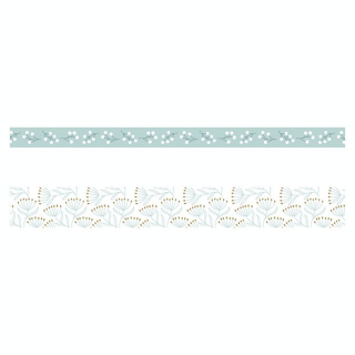 Ruban adhésif Masking Tape Splendid Christmas Blanc 2 pcs - Artemio - Rougier et Plé