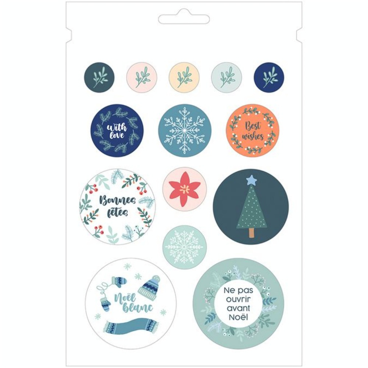 Autocollant Woodsy Christmas Livre de 12 feuilles 168 pcs - Artemio - Rougier et Plé