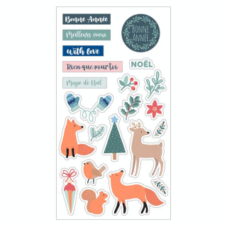 Embellissement en acrylique Woodsy Christmas 22 pcs - Artemio - Rougier et Plé