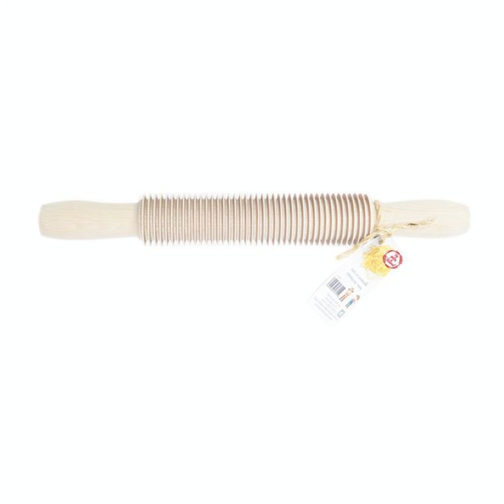 Rouleau en bois Découpe Spaghettis 4 x 32 cm - Les Pâtes de Léonard - Rougier et Plé