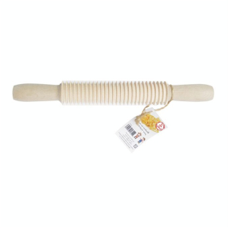 Rouleau en bois Découpe Tagliatelles 4 x 32 cm - Les Pâtes de Léonard - Rougier et Plé