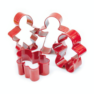 Emporte-pièce Bonhomme en pain d'épices 4 pcs - ScrapCooking - Rougier et Plé