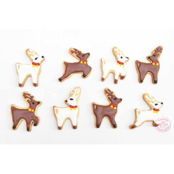 Emporte-pièce Renne 4 pcs - ScrapCooking - Rougier et Plé