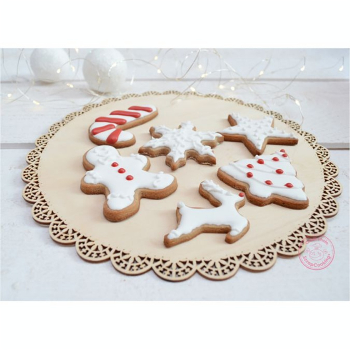Emporte-pièce 3 pcs Renne Sapin Flocon - ScrapCooking - Rougier et Plé