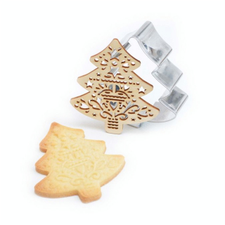 Emporte-pièce + Embosseur Sapin - ScrapCooking - Rougier et Plé