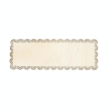 Plat à Gâteau en bois 36 x 13 cm Dentelle - ScrapCooking - Rougier et Plé