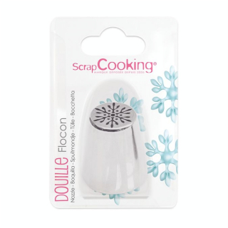 Douille à pâtisserie Inox Flocon - ScrapCooking - Rougier et Plé