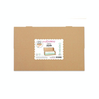 Boîte à cake et bûche en carton 35 x 11 x 11 cm 2 pcs - ScrapCooking - Rougier et Plé