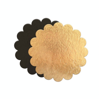 Support à gâteau cannelé ø 24 cm 5 pcs Or/Noir - ScrapCooking - Rougier et Plé