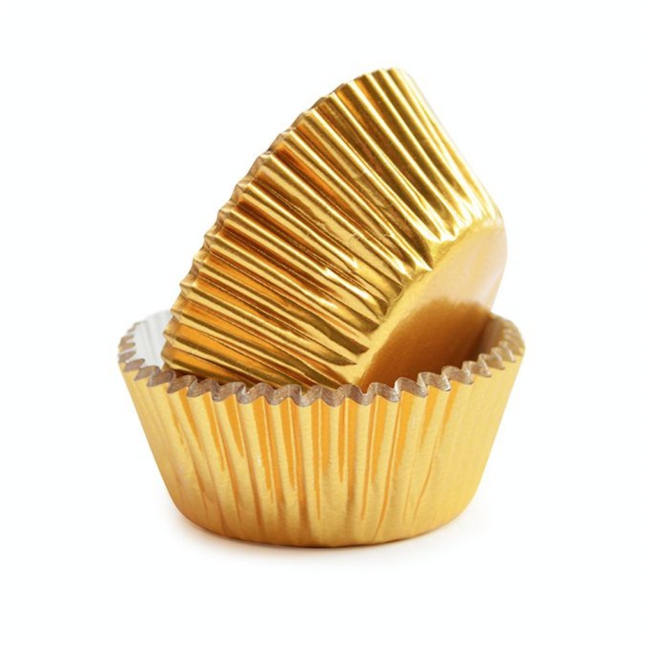 Caissette à gâteau en papier 36 pcs Doré - ScrapCooking - Rougier et Plé