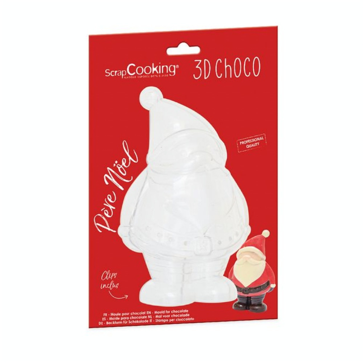 Moule 3D pour Chocolat Père Noël - ScrapCooking - Rougier et Plé