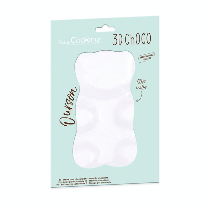 Moule 3D pour Chocolat Ourson - ScrapCooking - Rougier et Plé