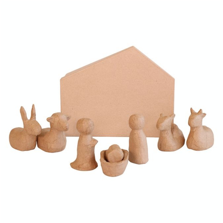 Crèche de Noël 8 x 25 x 20 cm - Décopatch - Rougier et Plé