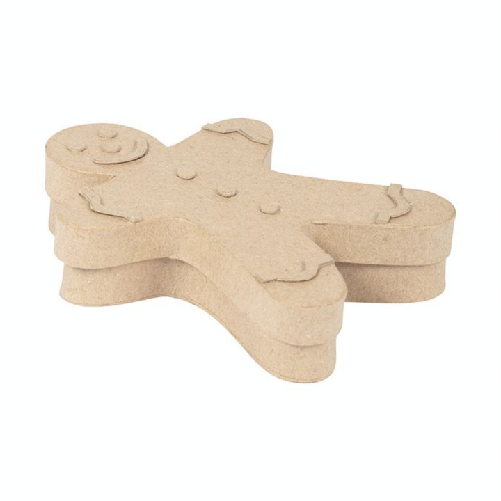 Boîte Bonhomme en pain d'épices 12 x 3 x 15 cm - Décopatch - Rougier et Plé
