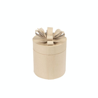 Boîte Cadeau ronde 26 x 32 cm - Décopatch - Rougier et Plé
