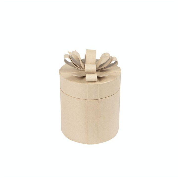 Boîte Cadeau ronde 26 x 32 cm - Décopatch - Rougier et Plé
