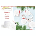 Boîte créative Pompons de Noël Blancs - Avenue Mandarine - Rougier et Plé