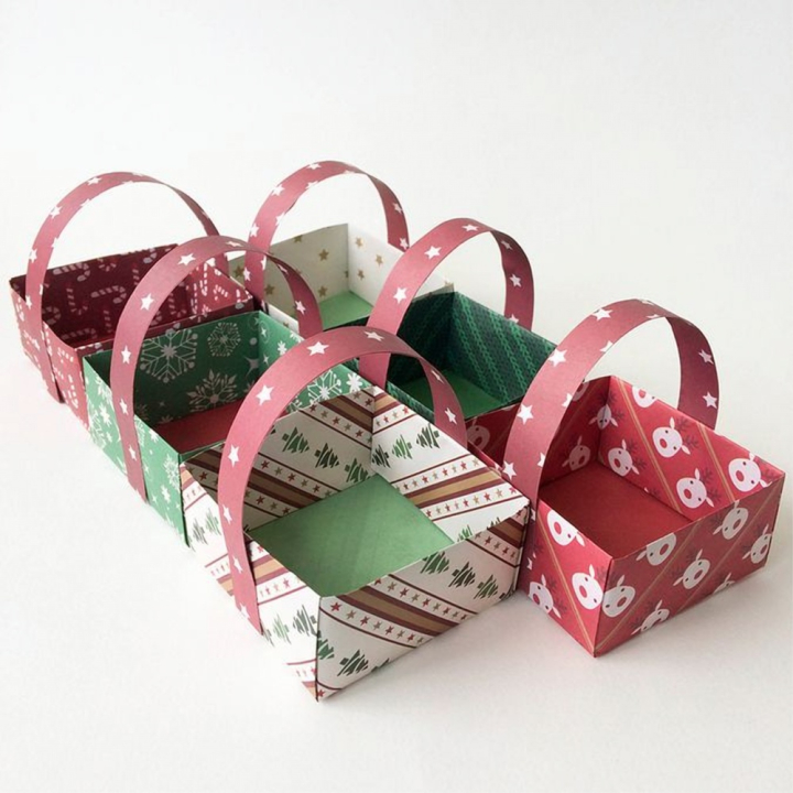 Papier Origami 20 x 20 cm 60 pcs Christmas - Avenue Mandarine - Rougier et Plé