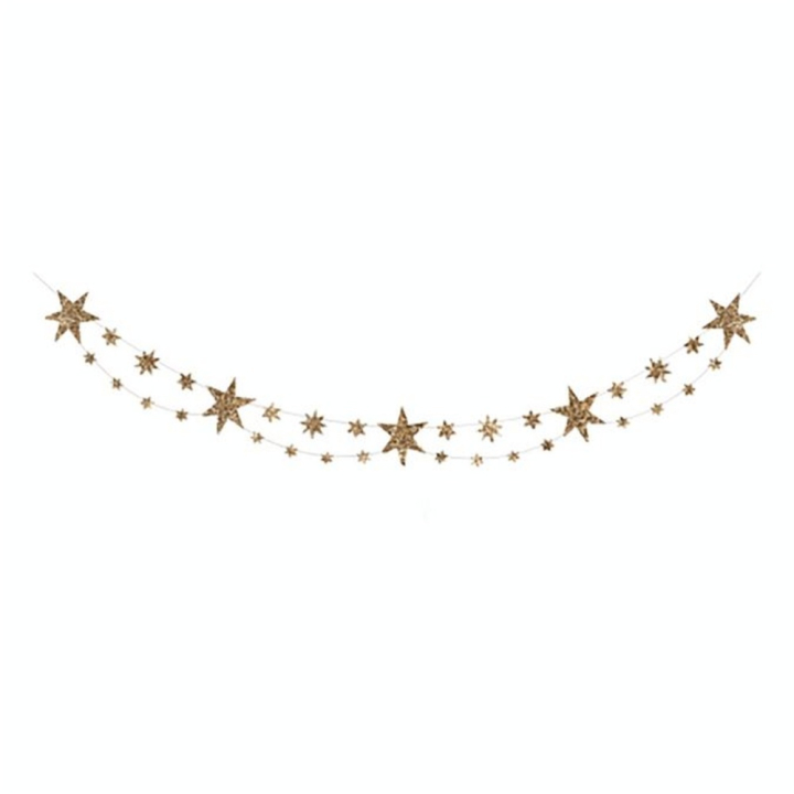 Guirlande d'étoiles Paillettes écologiques 1.8 m - Meri Meri - Rougier et Plé