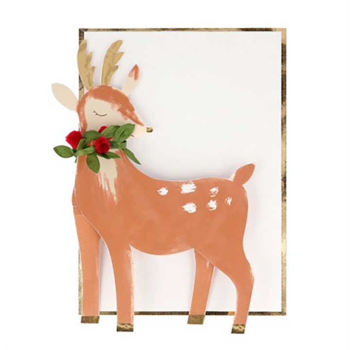 Carte de Noël 3D Renne - Meri Meri - Rougier et Plé