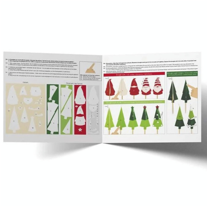 Bougies de Noël Kit DIY 3 pcs - Graine Créative - Rougier et Plé