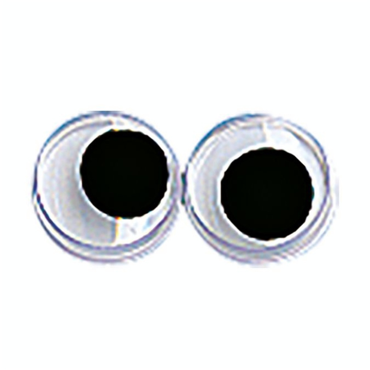 Yeux ronds avec pupille mobile ø 5 mm 10 pcs - Rayher - Rougier et Plé