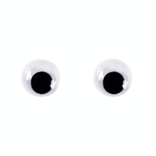 Yeux ronds avec pupille mobile ø 7 mm 10 pcs - Rayher - Rougier et Plé