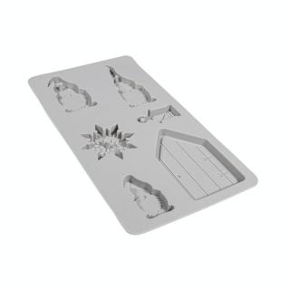Moule en silicone Lutin 14.5 x 26 cm 6 formes - Rayher - Rougier et Plé