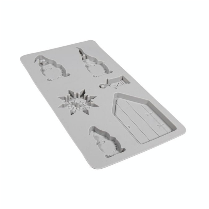 Moule en silicone Lutin 14.5 x 26 cm 6 formes - Rayher - Rougier et Plé