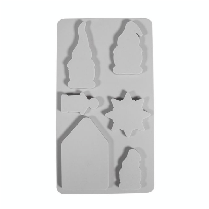 Moule en silicone Lutin 14.5 x 26 cm 6 formes - Rayher - Rougier et Plé