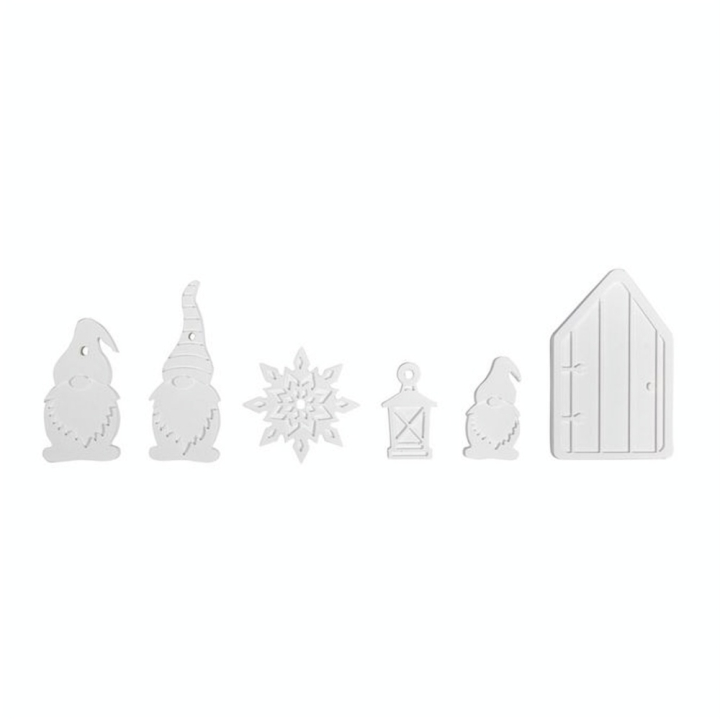 Moule en silicone Lutin 14.5 x 26 cm 6 formes - Rayher - Rougier et Plé