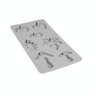 Moule en silicone Courge, Champignon, Feuille 14.5 x 26 cm - Rayher - Rougier et Plé