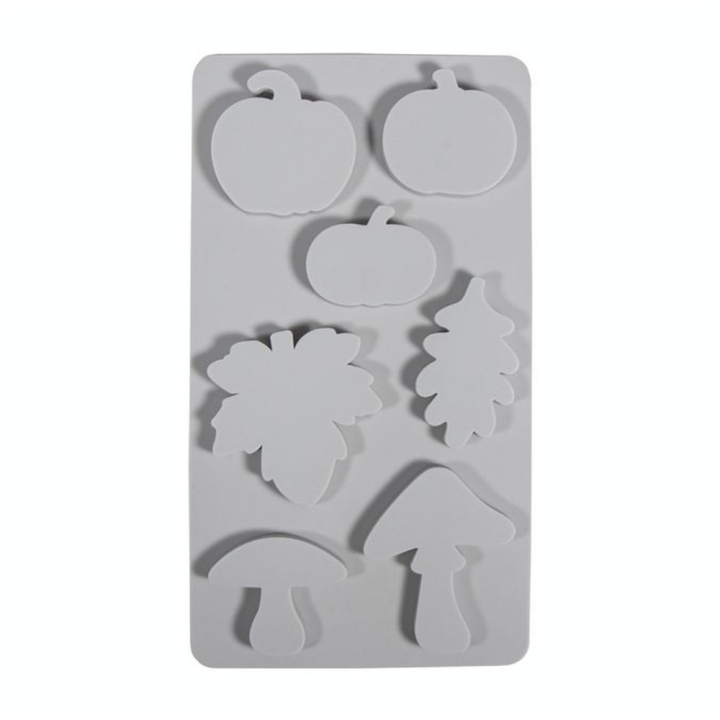 Moule en silicone Courge, Champignon, Feuille 14.5 x 26 cm - Rayher - Rougier et Plé