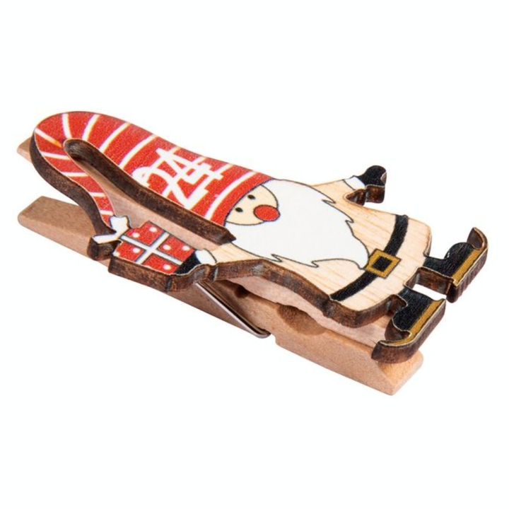 Chiffres sur pince pour Calendrier de l'Avent 2.5 x 5 cm Père Noël - Rayher - Rougier et Plé